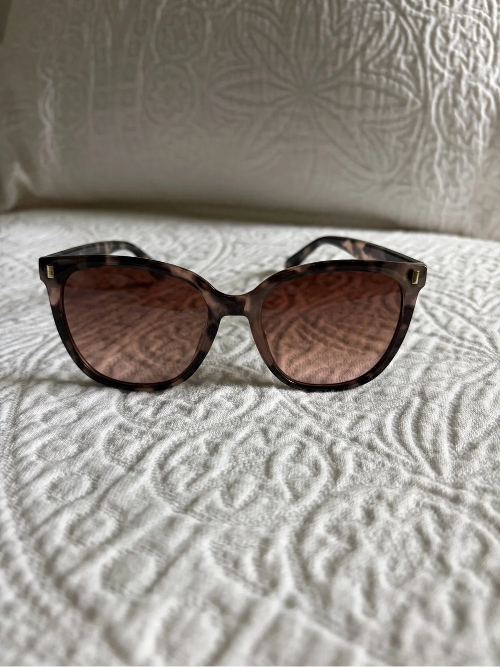 Ann Taylor Tortoiseshell Brown Gradient Lens Women's Sunglasses